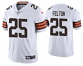 Nike Browns 25 Demetric Felton White Vapor Untouchable Limited Jersey Dzhi,baseball caps,new era cap wholesale,wholesale hats